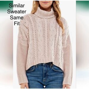 NWT Nine West Sz XL Turtle Cowl Neck Marled Grey Black Beautiful Chunky sweater